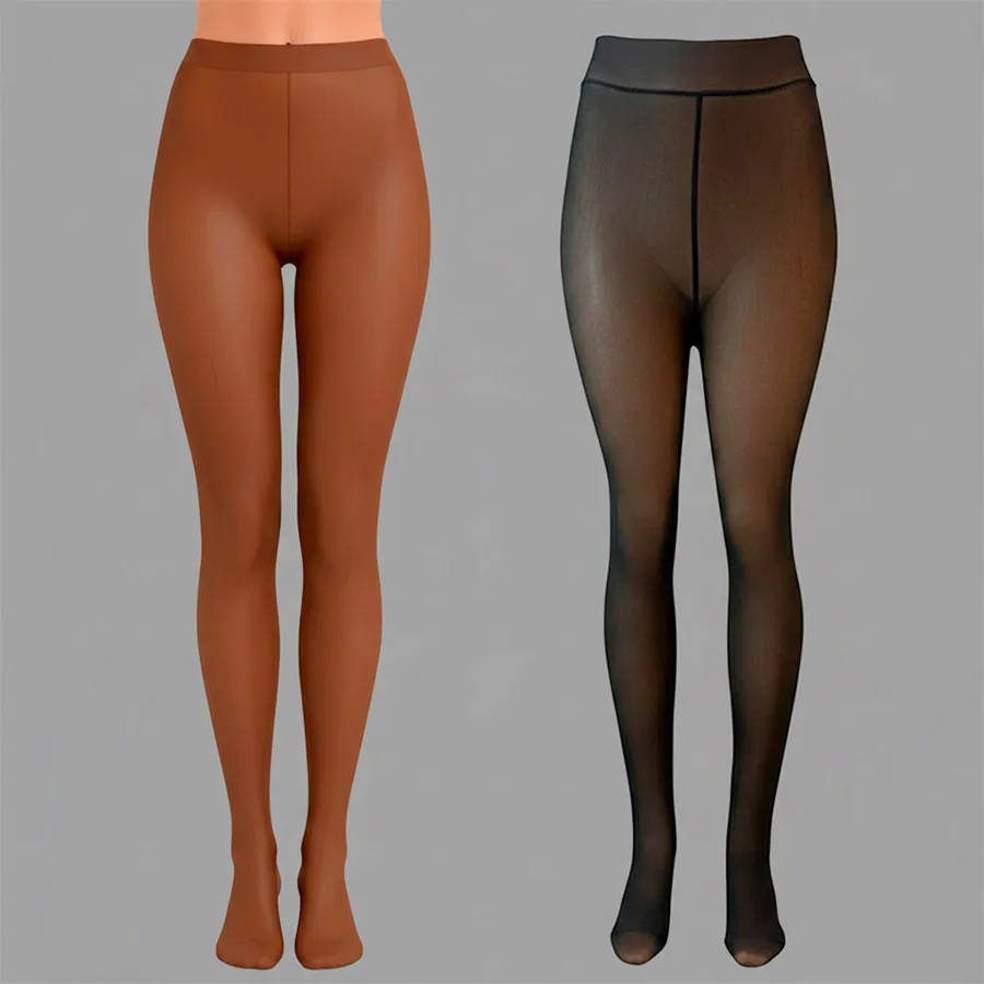 3307-UNI-NEGRO SET DE 4 MEDIAS 6295